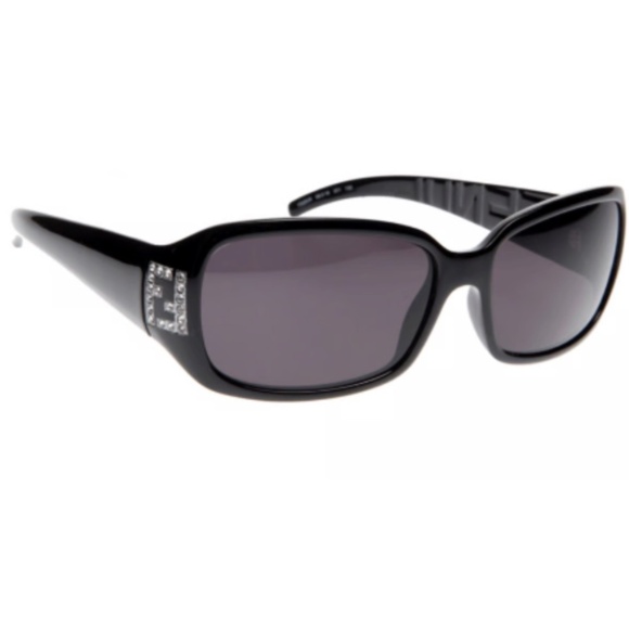 NEW AUTHENTIC FENDI FS350R SUNGLASSES CRYSTAL LOGO MADE IN ITALY 58-16-130 - Picture 4 of 12